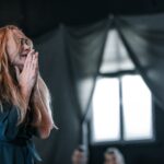 Valguskujundus lavastusele "Preili Julie" koos Ivar Piterskihhiga.